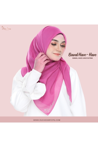 BAWAL HAVE2 - PINK BAWAL HAVE2 - PINK